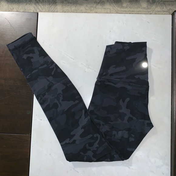 lululemon athletica Pants - BLACK CAMO LULULEMON ALIGNS